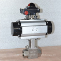 high pressure ball valve with pneumatic actuator